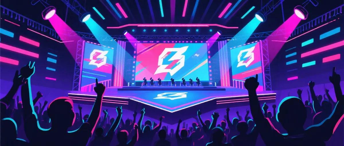 Esports 现场氛围插图